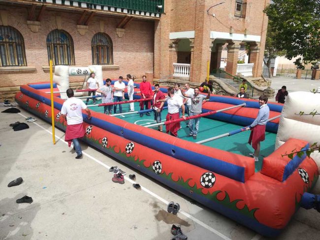 FUTBOLIN HUMANO Imagínate