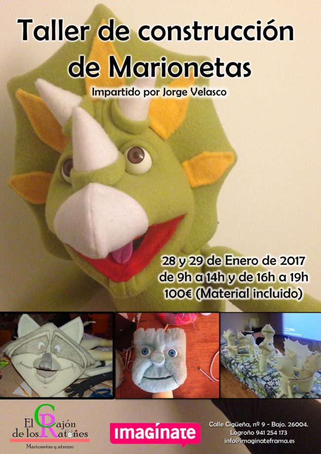 Taller de Construcción de Marionetas - Imagínate Frama
